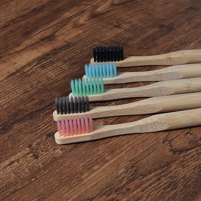5 pack dorosłych bambusowe szczoteczki do zębów miękkie włosie przyjazne dla środowiska cepillo dientes bambu pielęgnacja jamy ustnej szczoteczka do zębów clareador de dente tanie tanio Bamboo World 5-pack 18CM Typu obrót Black gray pink blue light green 5 pack dorosłych bambusowe szczoteczki do zębów miękkie włosie przyjazne dla środowiska cepillo dientes bambu pielęgnacja jamy ustnej szczoteczka do zębów clareador de dente tanie tanio Bamboo World 5-pack 18CM Typu obrót Black gray pink blue light green
