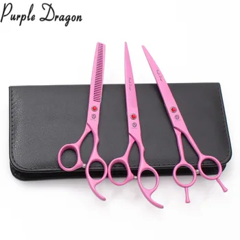 Suit 7" JP Stainless Purple Dragon Grooming Scissors Straight Scissors Thinning Shears Dog Curved Scissors Pets Shears Set Z3102
Suit 7" JP Stainless Purple Dragon Grooming Scissors Straight Scissors Thinning Shears Dog Curved Scissors Pets Shears Set Z3102
