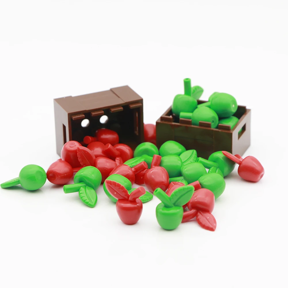 Friends Accessories Apple Building Blocks Compatible LegoINGly City Fruit Vegetable Red Green Apple MOC Brick Toys For Children
Friends Accessories Apple Building Blocks Compatible LegoINGly City Fruit Vegetable Red Green Apple MOC Brick Toys For Children
