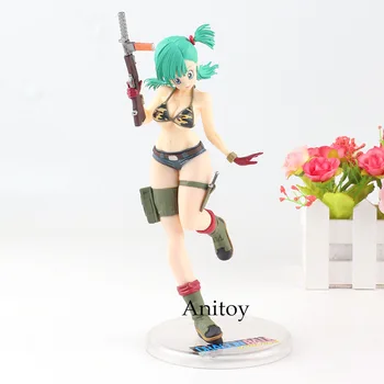 Dragon Ball Z Gals Figure Bulma Army Ver. Bulma With Gun in Bikini Ver. PVC Toy 18cm
Dragon Ball Z Gals Figure Bulma Army Ver. Bulma With Gun in Bikini Ver. PVC Toy 18cm