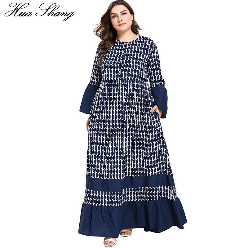 Women Summer Long Sleeve Dress Plus Size Elegant Geometric Print Bohemian Dress Pockets Ruffles Big Swing Maxi Long Dresses
Women Summer Long Sleeve Dress Plus Size Elegant Geometric Print Bohemian Dress Pockets Ruffles Big Swing Maxi Long Dresses