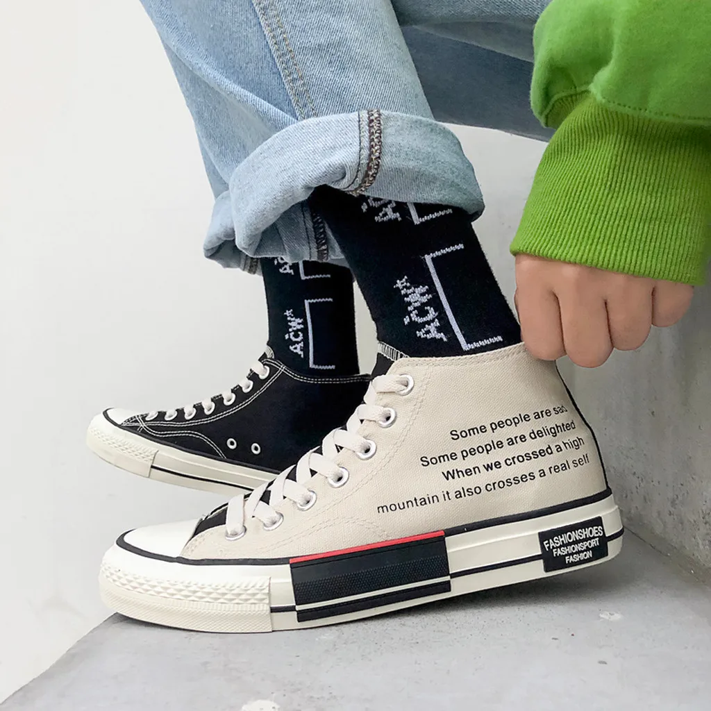 YOUYEDIAN Canvas Men's Shoes Lace-Up Summer Trend Outdoor Shoes High-Top School Sneaker Fashion Male New Arrival Casual Shoes
YOUYEDIAN Canvas Men's Shoes Lace-Up Summer Trend Outdoor Shoes High-Top School Sneaker Fashion Male New Arrival Casual Shoes
