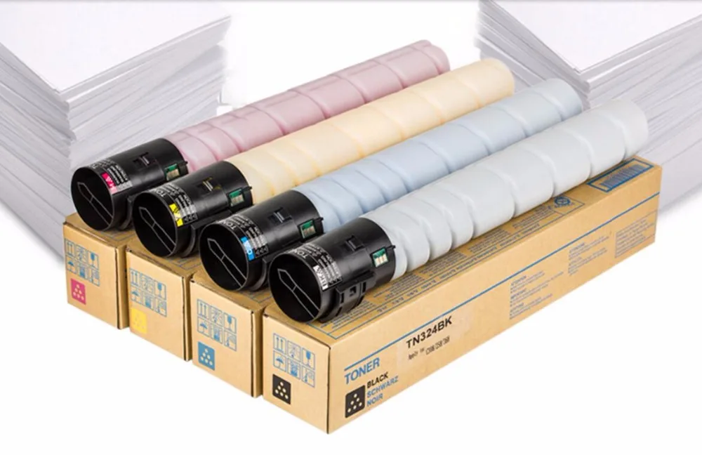 new compatible TN-324 copier toner cartridge for konica minolta Bizhub C308 C368 c258 copier toner tn324 color cartridge kit 4pc
new compatible TN-324 copier toner cartridge for konica minolta Bizhub C308 C368 c258 copier toner tn324 color cartridge kit 4pc