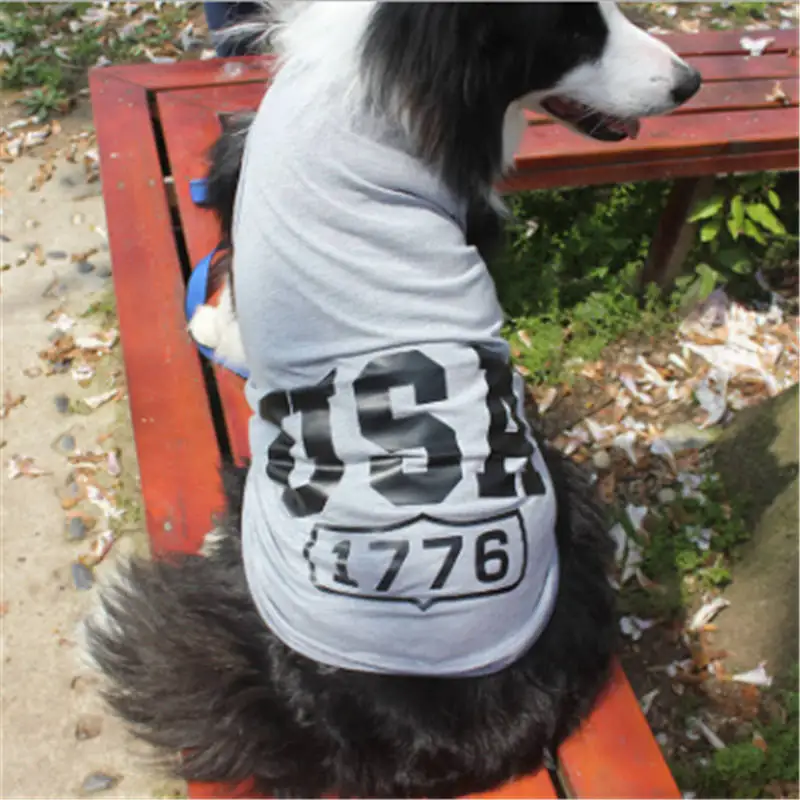 Spring and summer new big dog USA vest Jin Mao samoye mesh coat comfortable breathable large dog pet clothes
Spring and summer new big dog USA vest Jin Mao samoye mesh coat comfortable breathable large dog pet clothes