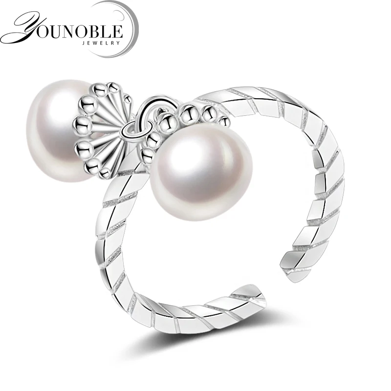 YouNoble bohemia 2017 New Double Pearl Ring trendy natural Pearl Adjustable charms Rings for women pearl Jewelry Vintage White
YouNoble bohemia 2017 New Double Pearl Ring trendy natural Pearl Adjustable charms Rings for women pearl Jewelry Vintage White