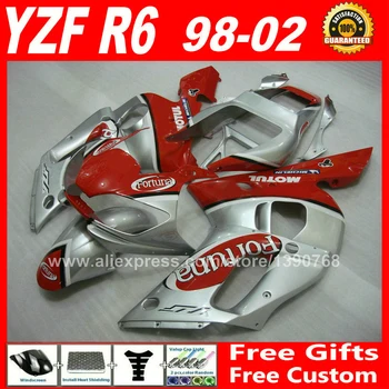 Fortuna style Fairings kit for 1998 - 2002 YAMAHA YZF R6 plastic parts 1999 2000 2001 98 99 00 01 02 fairing kits Z3Z9
Fortuna style Fairings kit for 1998 - 2002 YAMAHA YZF R6 plastic parts 1999 2000 2001 98 99 00 01 02 fairing kits Z3Z9