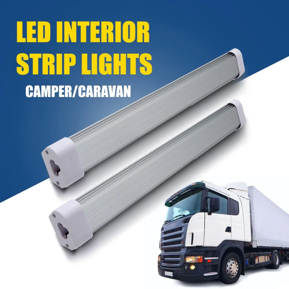 2PCS DC24V White LED Strip Lights Bar Roof Lamp Car Caravan Camper Motorhome Truck
2PCS DC24V White LED Strip Lights Bar Roof Lamp Car Caravan Camper Motorhome Truck