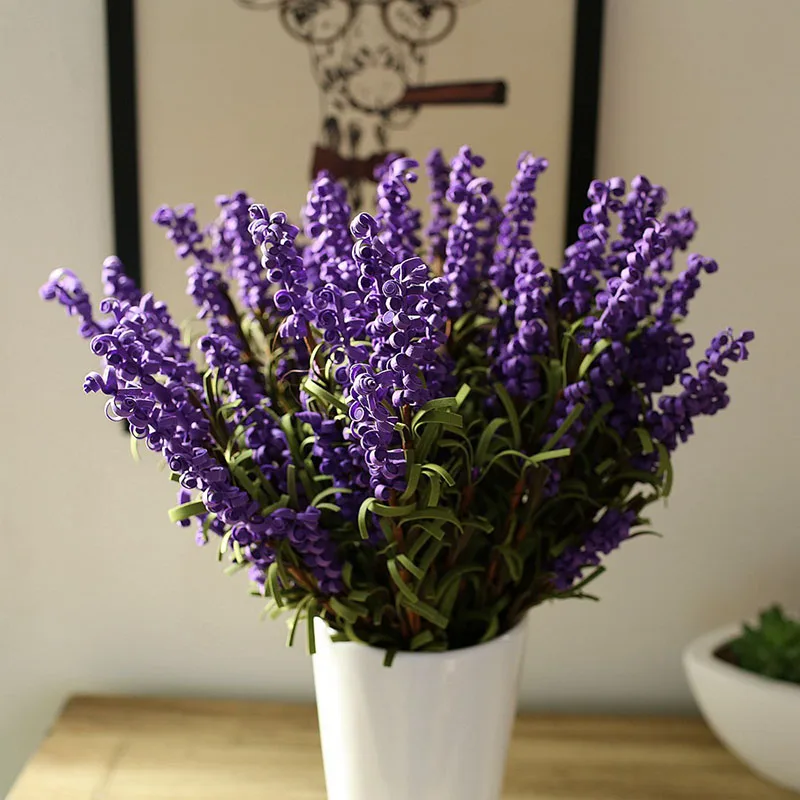 Romantic Provence decoration lavender flower silk artificial flowers grain decorative Simulation of aquatic plants4058
Romantic Provence decoration lavender flower silk artificial flowers grain decorative Simulation of aquatic plants4058
