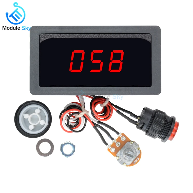 Adjustable DC Motor PWM Speed Controller 6V-30V 12V 24V MAX 8A 16kHz W/ Digtal Display Dc motor Control CV governor Switch
Adjustable DC Motor PWM Speed Controller 6V-30V 12V 24V MAX 8A 16kHz W/ Digtal Display Dc motor Control CV governor Switch