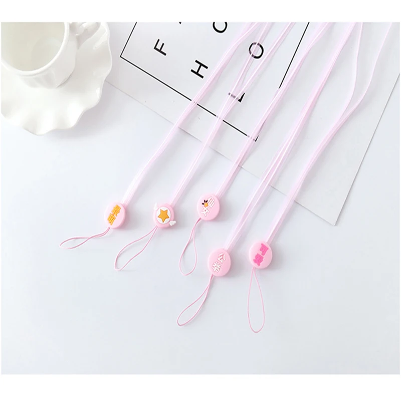 Cute PVC Neck Necklace Strap Lanyard for U Disk ID Work Card Mobile Cell Phone Chain Straps Keychain Phone Hang Rope
Cute PVC Neck Necklace Strap Lanyard for U Disk ID Work Card Mobile Cell Phone Chain Straps Keychain Phone Hang Rope