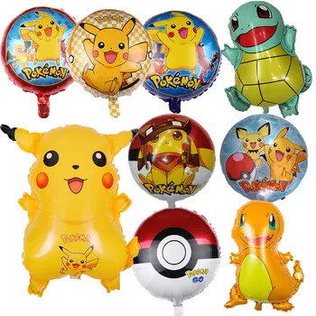 50pcs Cartoon Pikachu Pokemon Go Foil Balloons Children Inflatable toys Helium balloons birthday Kids party decorations Supplies
50pcs Cartoon Pikachu Pokemon Go Foil Balloons Children Inflatable toys Helium balloons birthday Kids party decorations Supplies