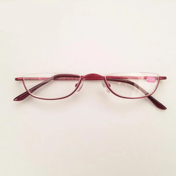 Presbyopia Half Rim Reading Glasses High Quality METAL+1.0 1.25, 1.5, 1.75, 2.0 2.25, 2.5 3.0~4.0 With Case Gift packing T0340
Presbyopia Half Rim Reading Glasses High Quality METAL+1.0 1.25, 1.5, 1.75, 2.0 2.25, 2.5 3.0~4.0 With Case Gift packing T0340