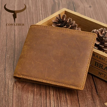 COWATHER high quality genuine leather short wallets for men RFID fashion men wallet good male purse 4 color Q2046 free shipping
COWATHER high quality genuine leather short wallets for men RFID fashion men wallet good male purse 4 color Q2046 free shipping