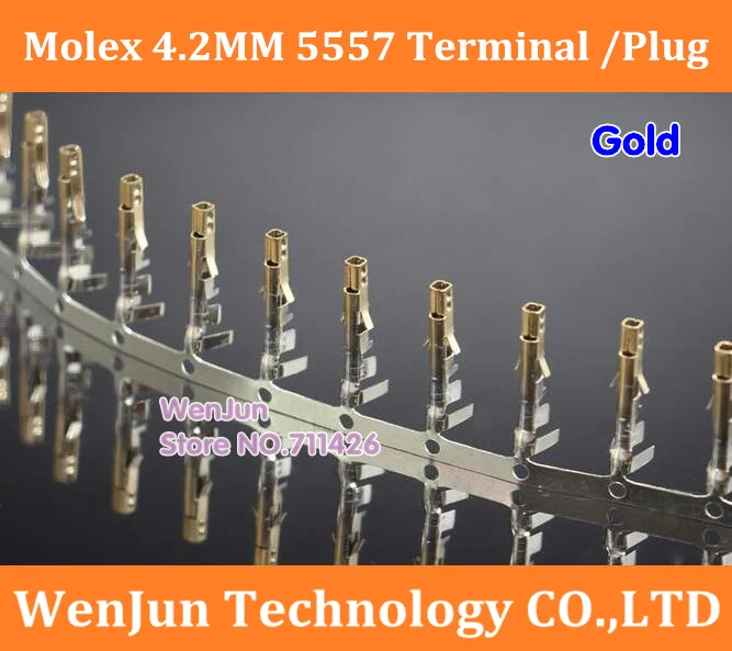 High QUality Molex 4.2mm 5557 connector/plug/Gold terminals pin Wire Cable Housing Female Pin Gold for PCI-E ATX Shell
High QUality Molex 4.2mm 5557 connector/plug/Gold terminals pin Wire Cable Housing Female Pin Gold for PCI-E ATX Shell
