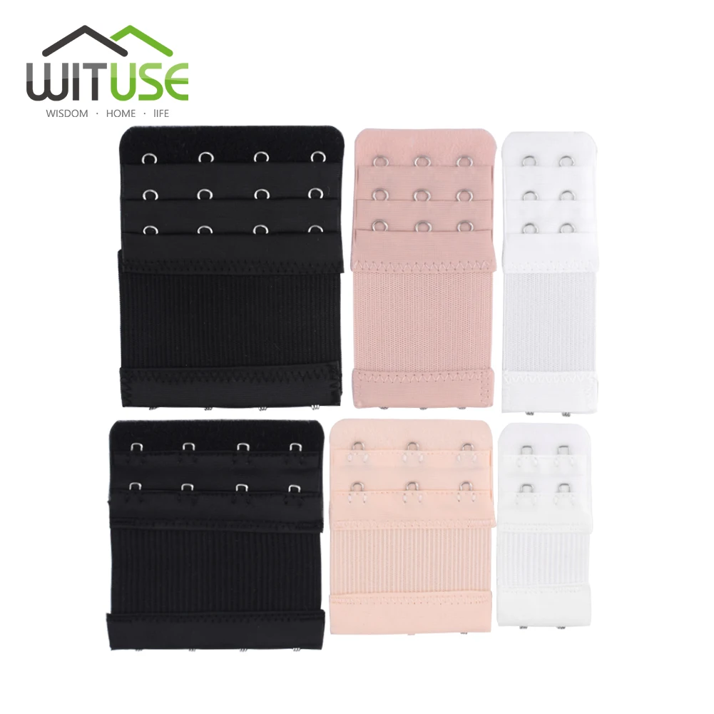 Sexy 1 PC 2 3 4 Hooks Bra Extender For Women's Elastic Bra Extension Strap Hook Clip Expander Adjustable Belt Buckle Underwear
Sexy 1 PC 2 3 4 Hooks Bra Extender For Women's Elastic Bra Extension Strap Hook Clip Expander Adjustable Belt Buckle Underwear