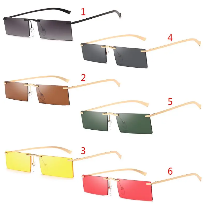 Rimless Sunglasses No Frame Fashion Personality Creative Metal Small Lens Women Men Sun Glasses UV400 Driving Decoration
Rimless Sunglasses No Frame Fashion Personality Creative Metal Small Lens Women Men Sun Glasses UV400 Driving Decoration