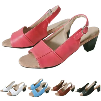 Newly Summer Women Low Chunky Heel Sandals Open Toe Beach Shoes Fashion Sandals for Summer XR-Hot
Newly Summer Women Low Chunky Heel Sandals Open Toe Beach Shoes Fashion Sandals for Summer XR-Hot