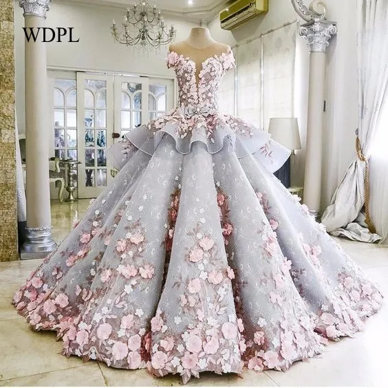 Saudi Arabic Evening Dress Gorgeous Robe De Soiree Floral Evening Dresses Sleeve Modest Formal Gown 3D Flower Long Evening Gowns
Saudi Arabic Evening Dress Gorgeous Robe De Soiree Floral Evening Dresses Sleeve Modest Formal Gown 3D Flower Long Evening Gowns