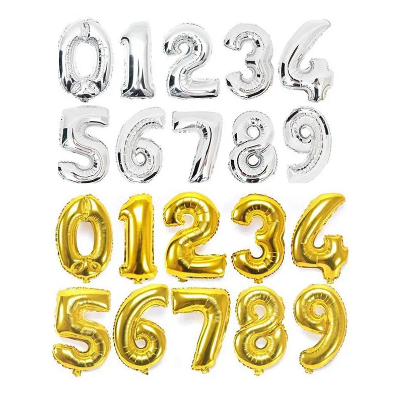 32Inch Digit 0-9 Number Foil Balloons Birthday Party Ballons Wedding Event Say Love Decorations Supplies Gold Silver Available
32Inch Digit 0-9 Number Foil Balloons Birthday Party Ballons Wedding Event Say Love Decorations Supplies Gold Silver Available