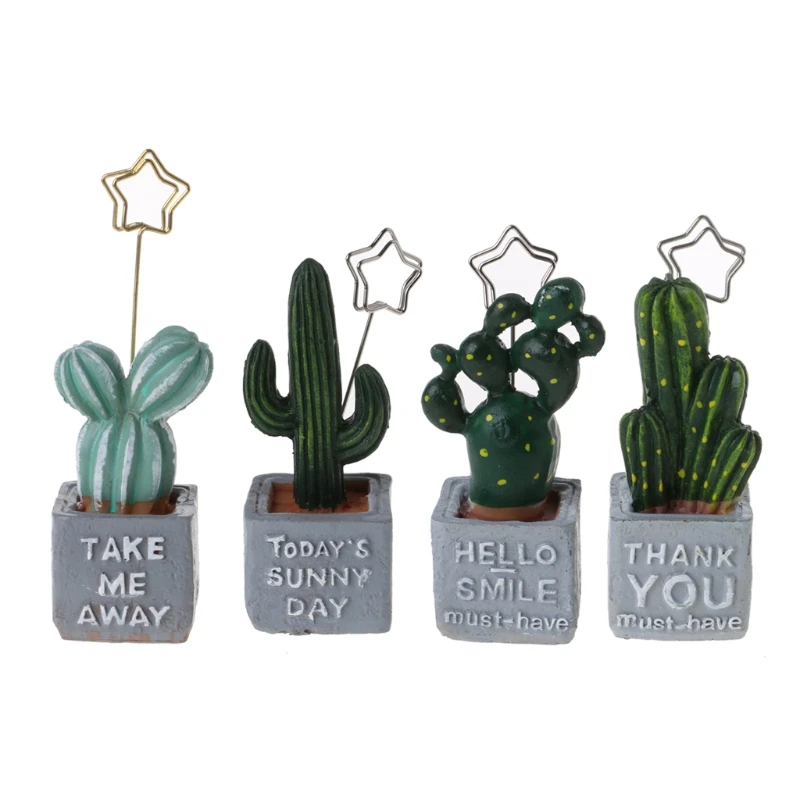 1Pcs Cute Cactus Card Holder memo note clip Resin Plant Decoration Stationery Office School supplies
1Pcs Cute Cactus Card Holder memo note clip Resin Plant Decoration Stationery Office School supplies