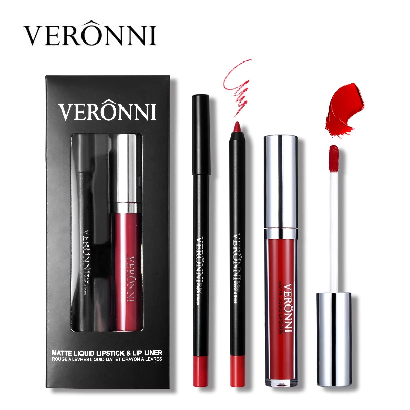VERONNI Brand 13 Colors Lipgloss Lipliner Makeup Sets Batom Nude Velvet Pigment Lip Gloss Liner Sticks Waterproof Cosmetics Kit
VERONNI Brand 13 Colors Lipgloss Lipliner Makeup Sets Batom Nude Velvet Pigment Lip Gloss Liner Sticks Waterproof Cosmetics Kit
