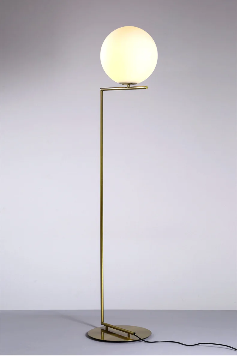 Modern LED Floor Lamp Floor Light Shade Glass Ball Standing Lamp for Bedroom Living Room Gold Designs (19)