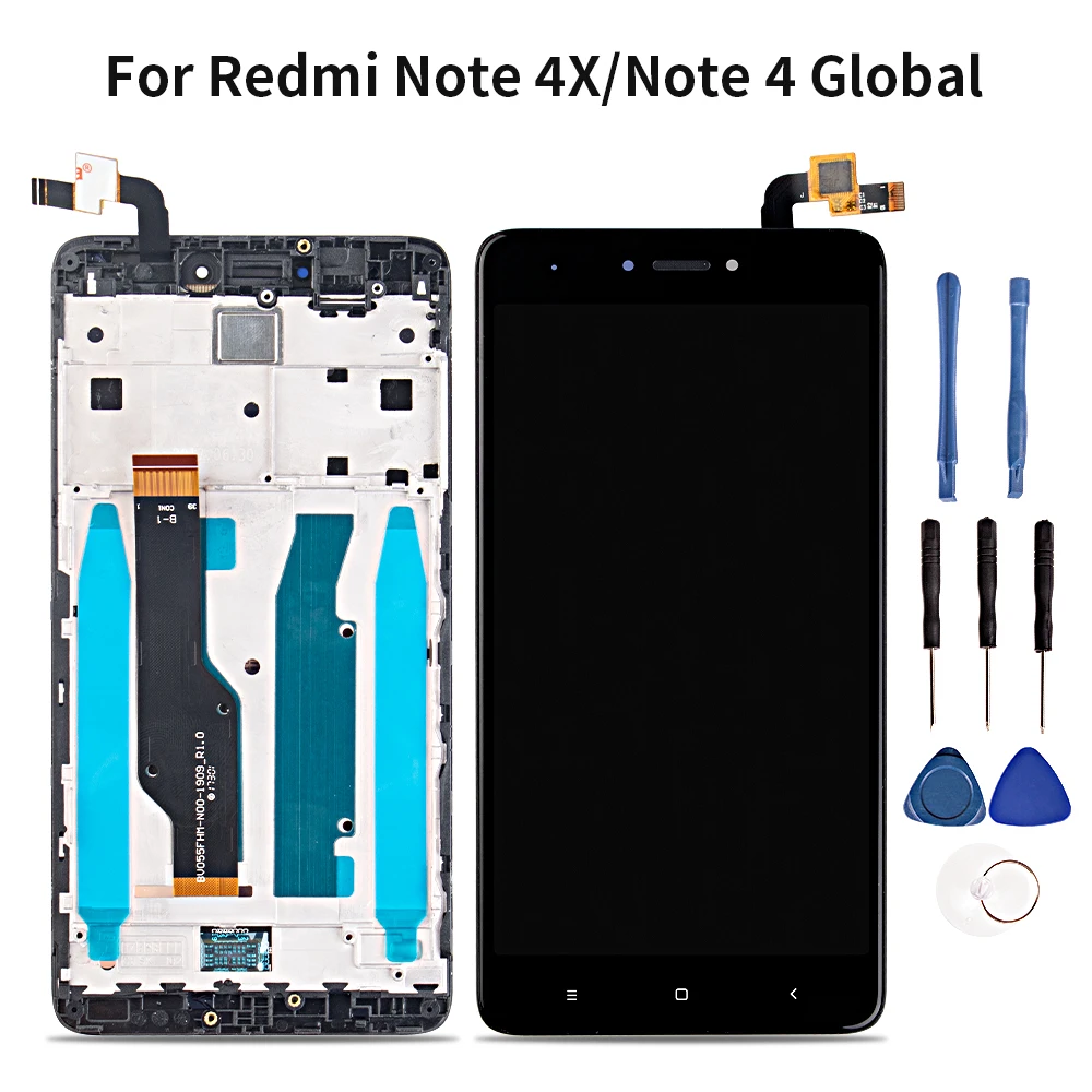 Lcd Display Assembly For Redmi Note 4X /Redmi Note 4 Global LCD Touch Screen Display Ditigizer Replacement
Lcd Display Assembly For Redmi Note 4X /Redmi Note 4 Global LCD Touch Screen Display Ditigizer Replacement