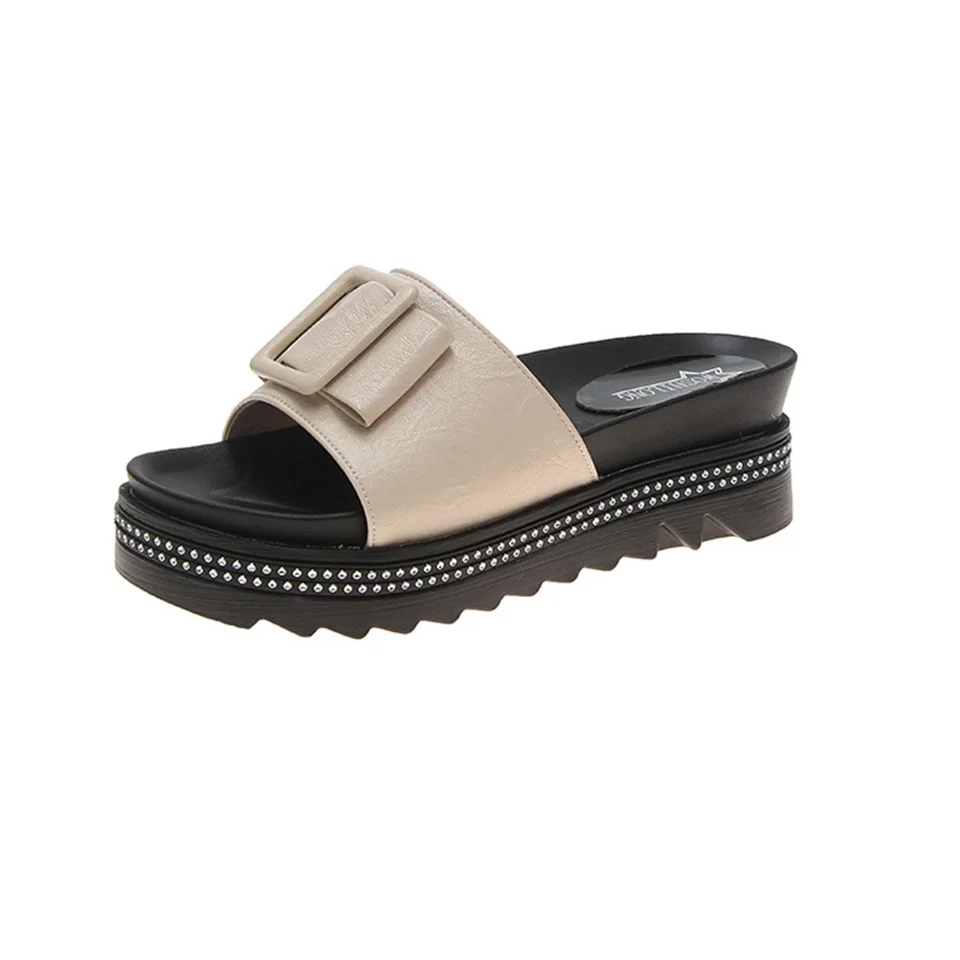 2019 summer new style women's slippers buckle open toe female sponge cake sandals slip fashion thick-soled slippers
2019 summer new style women's slippers buckle open toe female sponge cake sandals slip fashion thick-soled slippers