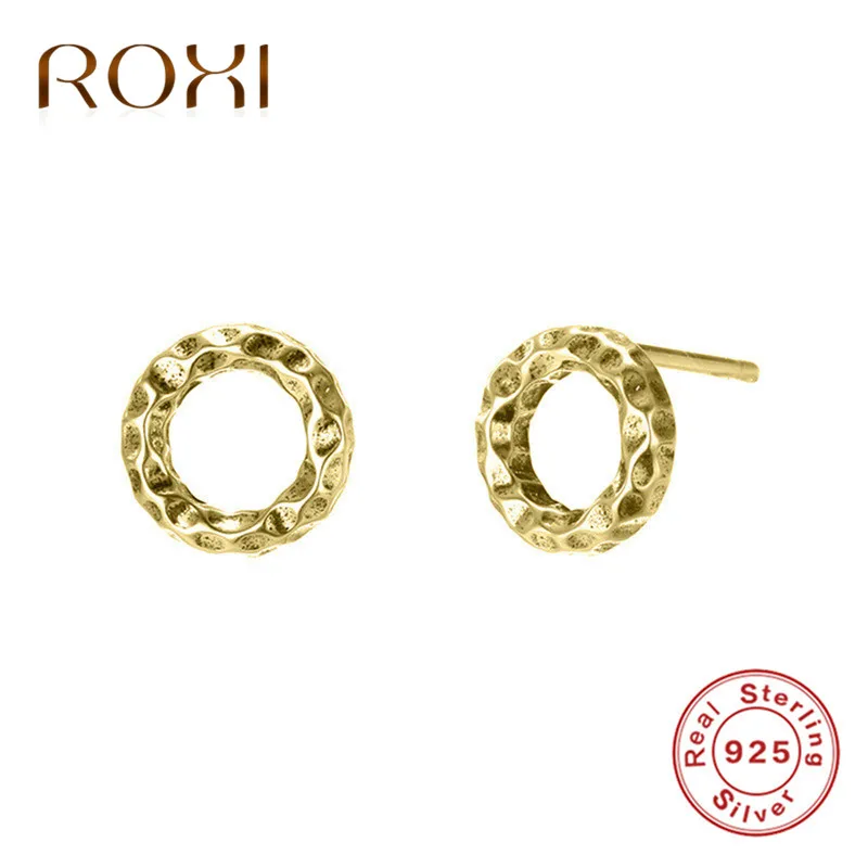 ROXI 925 Sterling Silver Earing Round Stud Earrings for Women Uneven Circle Earrings Geometric Jewelry boucle d'oreille femme
ROXI 925 Sterling Silver Earing Round Stud Earrings for Women Uneven Circle Earrings Geometric Jewelry boucle d'oreille femme
