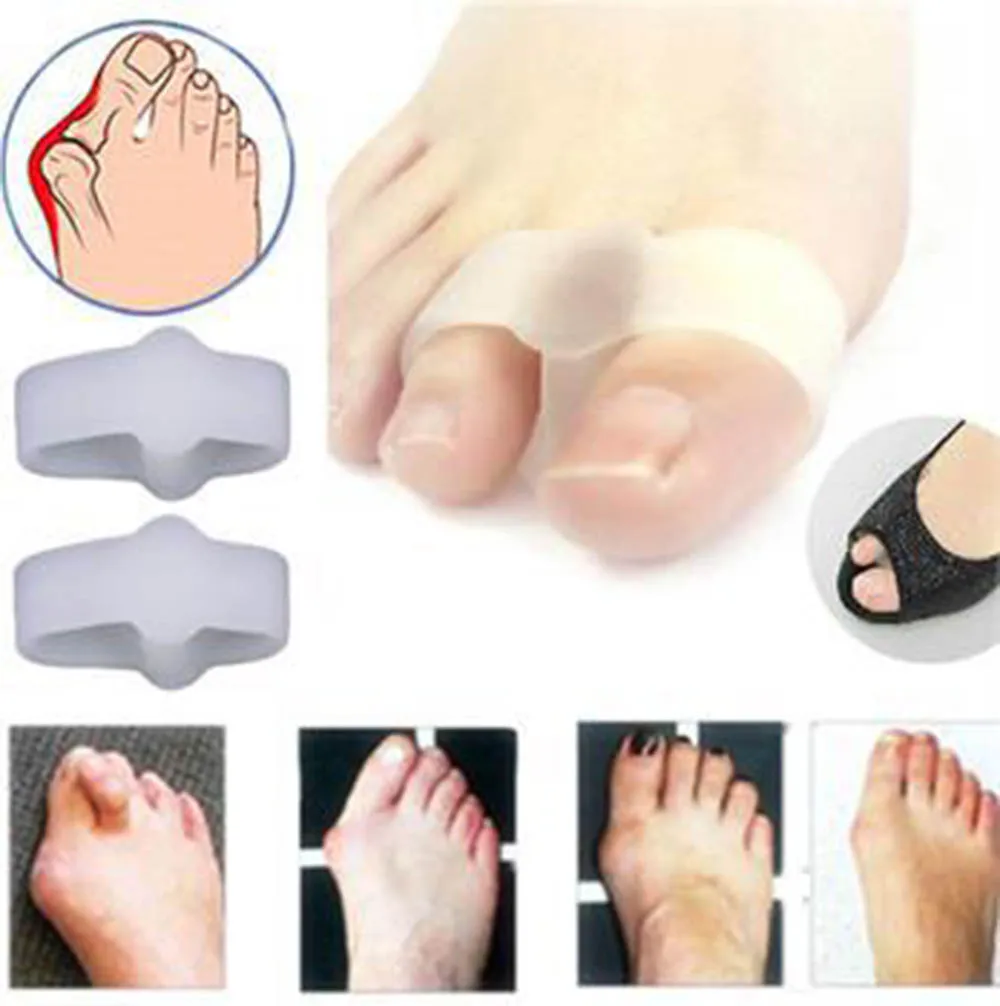 1 Pair 2 Hole Gel Toe Straighteners Separator Bunion Corrector Pain Relief Women Foot Health Care Tool
1 Pair 2 Hole Gel Toe Straighteners Separator Bunion Corrector Pain Relief Women Foot Health Care Tool