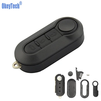 OkeyTech 3 Buttons Smart Remote Car folding Flip Key Case Shell for Fiat key 500 Panda Punto Bravo Replacement Fob Cover SIP22
OkeyTech 3 Buttons Smart Remote Car folding Flip Key Case Shell for Fiat key 500 Panda Punto Bravo Replacement Fob Cover SIP22