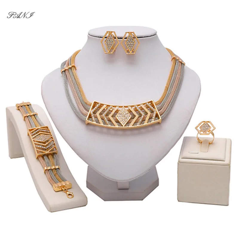 Fani nigerian wedding woman accessories jewelry set fashion african beads jewelry set dubai gold colorful jewelry set Wholesale
Fani nigerian wedding woman accessories jewelry set fashion african beads jewelry set dubai gold colorful jewelry set Wholesale
