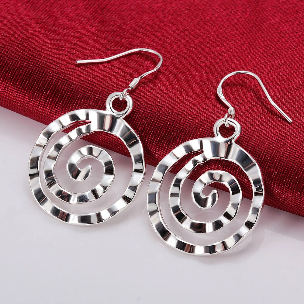 Accessories Christmas Gift!!Ornaments silver plated Earring silver plated Fashion Jewelry For Female brincos,Round Thread E353
Accessories Christmas Gift!!Ornaments silver plated Earring silver plated Fashion Jewelry For Female brincos,Round Thread E353