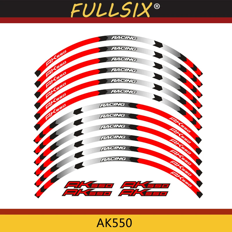 Motorcycle For KYMCO AK550 AK 550 15inch Thick Edge Outer Rim Sticker Stripe Wheel Decals Reflective waterproof Sticker
Motorcycle For KYMCO AK550 AK 550 15inch Thick Edge Outer Rim Sticker Stripe Wheel Decals Reflective waterproof Sticker