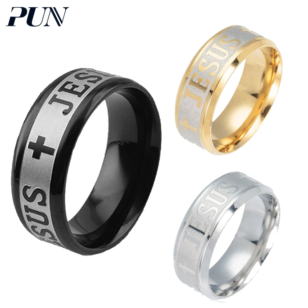 PUN jesus finger ring for men women punk jewelry accessories rings male black gold silver stainless steel signet antique gifts
PUN jesus finger ring for men women punk jewelry accessories rings male black gold silver stainless steel signet antique gifts