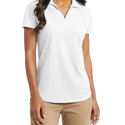 Port Authority L572 Ladies Dry Zone Grid Polo White - 2XL (1)