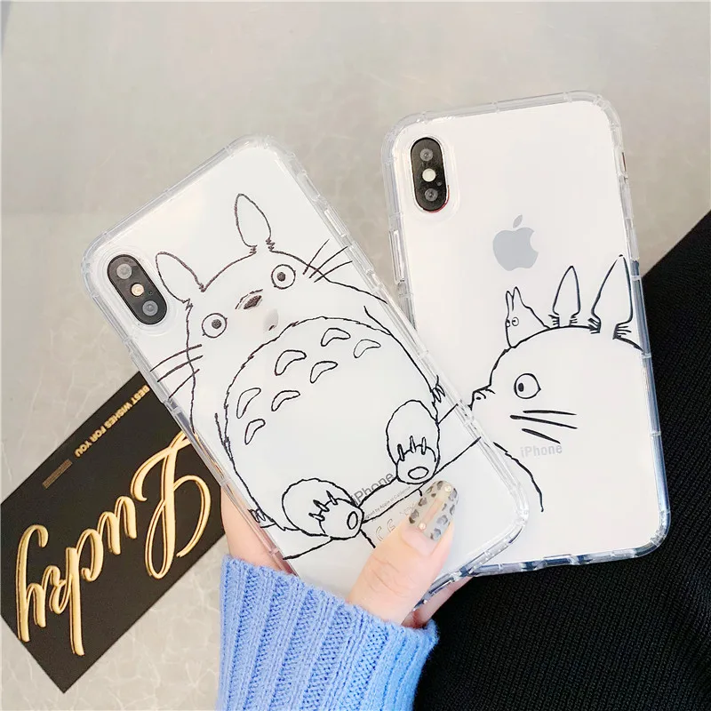 Cute Totoro Spirited Away Ghibli Miyazaki Anime Watercolor Art Soft Clear Phone Case For iPhone 6 6S 7 8Plus X XR MAX
Cute Totoro Spirited Away Ghibli Miyazaki Anime Watercolor Art Soft Clear Phone Case For iPhone 6 6S 7 8Plus X XR MAX