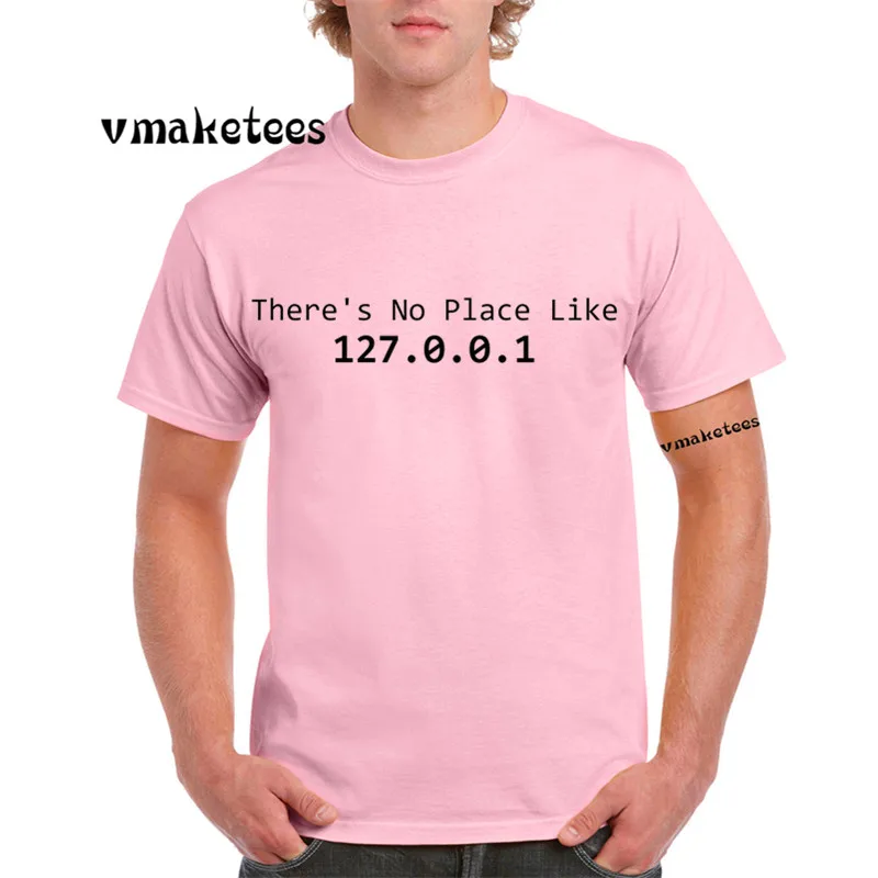 Men Printing There is No Place Like 127.0.0.1 T-shirt Summer Casual IP Address Tshirt GMT4302
Men Printing There is No Place Like 127.0.0.1 T-shirt Summer Casual IP Address Tshirt GMT4302