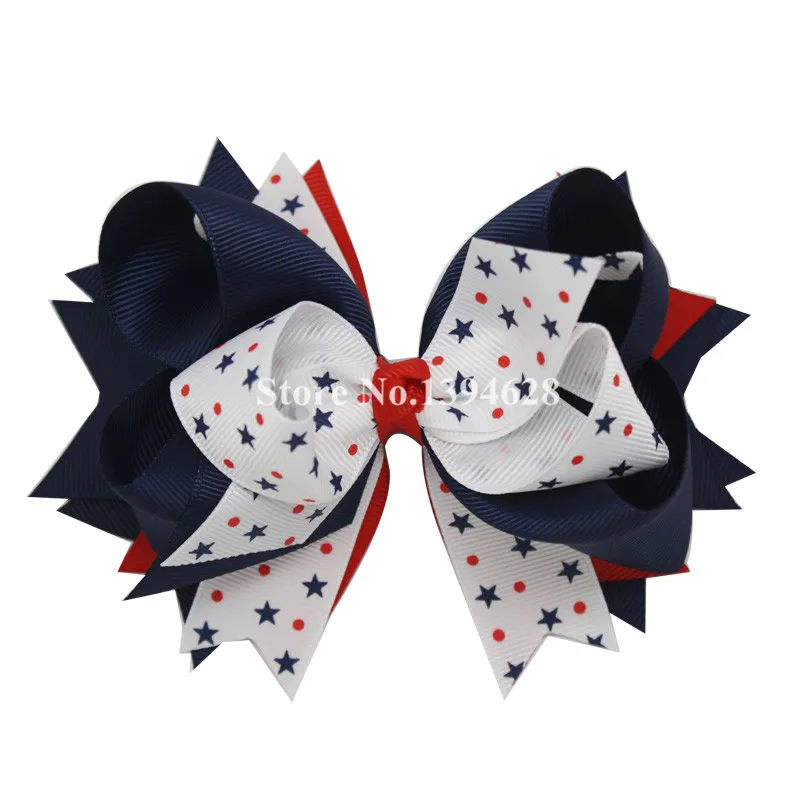USD1.66/PC 5.5Inches Navy,Red,White With Star Stacked Boutique Bows With 6cm Hair Clips,Grosgrain Ribbon Bows, Hair Accessories
USD1.66/PC 5.5Inches Navy,Red,White With Star Stacked Boutique Bows With 6cm Hair Clips,Grosgrain Ribbon Bows, Hair Accessories