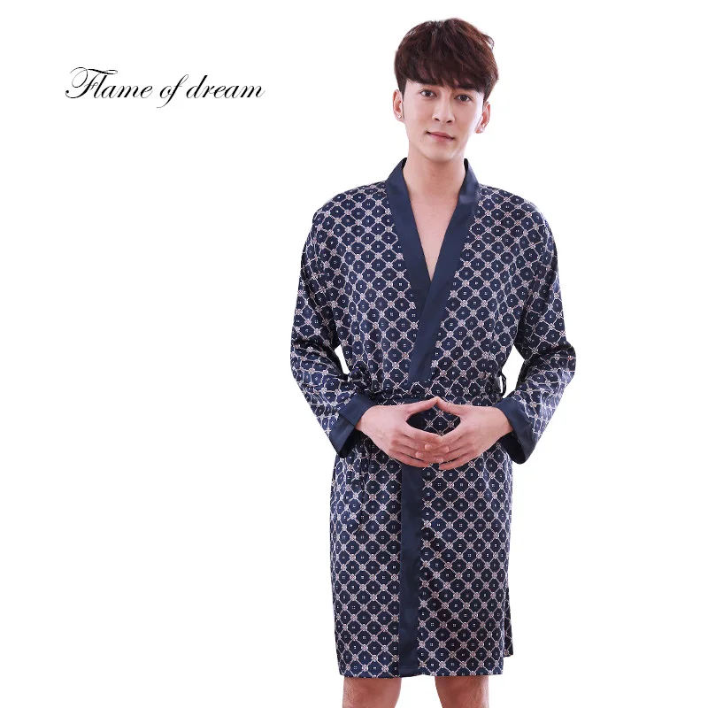 Pyjama Satin Homme Sleeping Robe For Men Batas Para Hombre Silk Kimono Men Bathrobe For Shower 8143
Pyjama Satin Homme Sleeping Robe For Men Batas Para Hombre Silk Kimono Men Bathrobe For Shower 8143