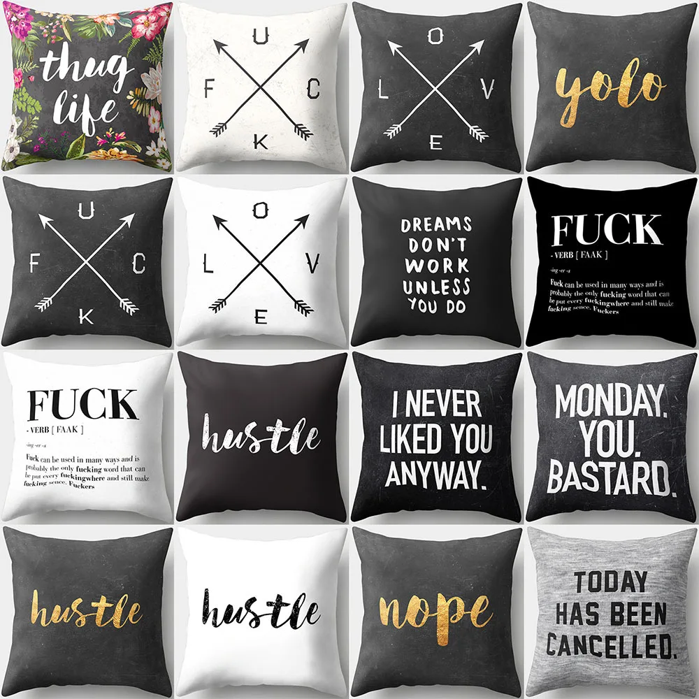 Fashion Geometry Cushion Covers Black Arrow Pillow Shopping Clubs Cheap Office Decor Letters Printed Pillow Case
Fashion Geometry Cushion Covers Black Arrow Pillow Shopping Clubs Cheap Office Decor Letters Printed Pillow Case