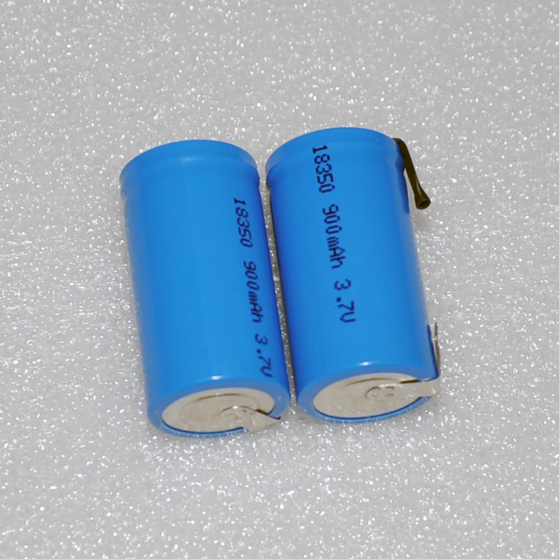 2pcs 3.7v INR 18350 rechargeable lithium ion battery cell 900MAH for LED flashlight torch and speaker
2pcs 3.7v INR 18350 rechargeable lithium ion battery cell 900MAH for LED flashlight torch and speaker
