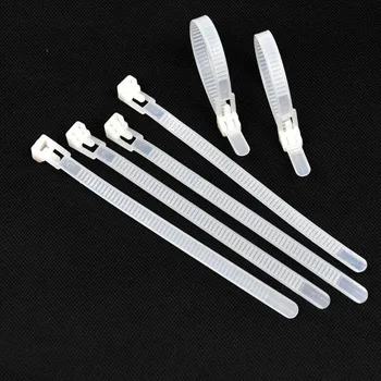 100pcs 8*200 Releasable White Plastic Nylon Cable Ties Wire Tie plastic strap Zip Ties for Computer Wire Management
100pcs 8*200 Releasable White Plastic Nylon Cable Ties Wire Tie plastic strap Zip Ties for Computer Wire Management