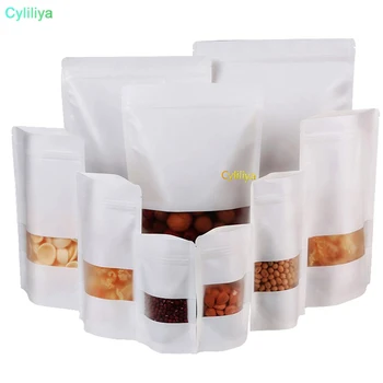 600pcs Moisture-proof Bags,Kraft Paper with three layer white color, Ziplock Packaging Bag for Snack Candy Cookie baking
600pcs Moisture-proof Bags,Kraft Paper with three layer white color, Ziplock Packaging Bag for Snack Candy Cookie baking