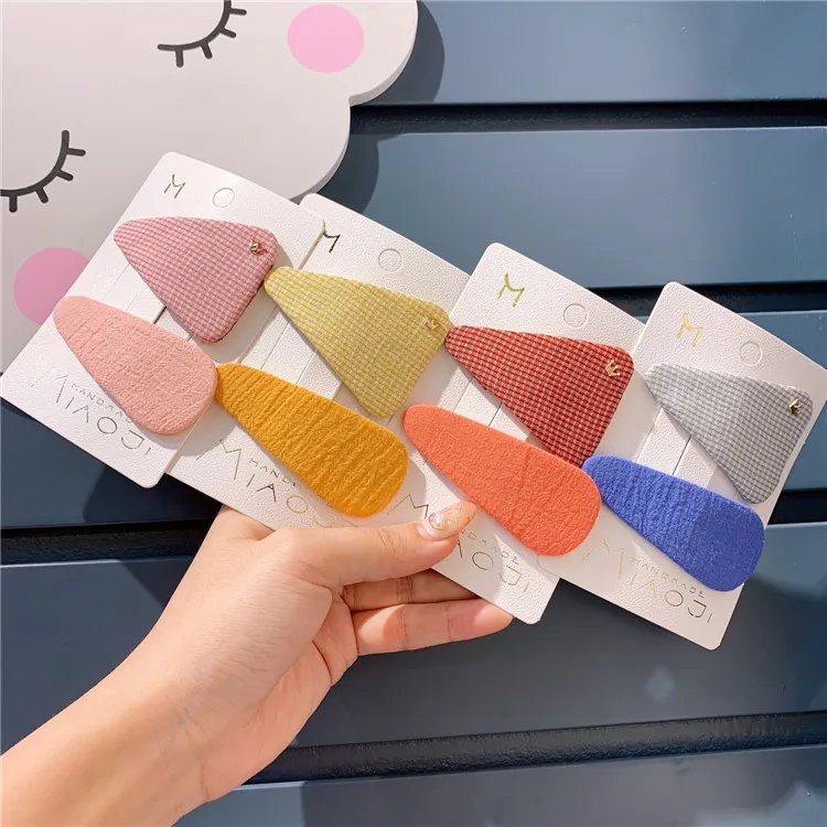 Cute Triangle Cloth BB Clip Hairpins Women Girls Hair Clips Pins Barrette Accessories For Children Kids Hair Hairgrips Headwear
Cute Triangle Cloth BB Clip Hairpins Women Girls Hair Clips Pins Barrette Accessories For Children Kids Hair Hairgrips Headwear