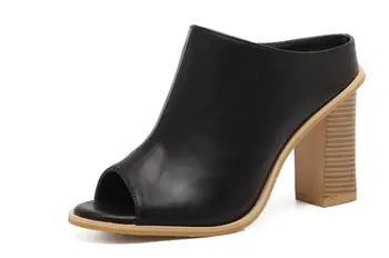 Cool slippers lady in 2017 summer fashionable new outdoor high heel and real leather square head fish mouth and women's shoes
Cool slippers lady in 2017 summer fashionable new outdoor high heel and real leather square head fish mouth and women's shoes