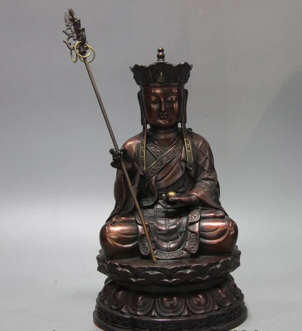 Collectible bronze lion statue S0724 Tibet Buddhism Temple Bronze Copper Jizo Ksitigarbha Tangseng Bodhisattva Statue B0403
Collectible bronze lion statue S0724 Tibet Buddhism Temple Bronze Copper Jizo Ksitigarbha Tangseng Bodhisattva Statue B0403