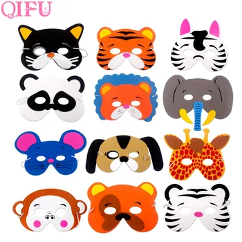 QIFU 12pcs Animal Mask Tiger Panda Dog Animal Jungle Birthday Party Decoration Kids Favors Gifts Happy Birthday Party Supplies
QIFU 12pcs Animal Mask Tiger Panda Dog Animal Jungle Birthday Party Decoration Kids Favors Gifts Happy Birthday Party Supplies