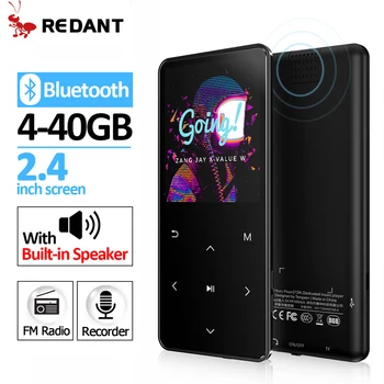 REDANT MP3 Player with bluetooth touch Keys lossless HiFi sport music player hi fi fm radio mini USB portable slim walkman 16GB
REDANT MP3 Player with bluetooth touch Keys lossless HiFi sport music player hi fi fm radio mini USB portable slim walkman 16GB