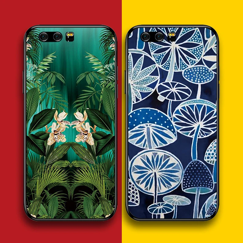 Силиконовый мягкий ТПУ чехол для телефона задняя крышка HUAWEI Honor 9 мульти граф |